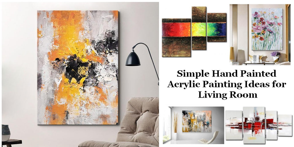 Simple Acrylic Wall Art Painting Ideas for Living Room, Original Modern Contemporary Paintings, Easy Abstract Paintings for Bedroom, Buy Art Online