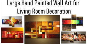 Living Room Wall Art Paintings, Modern Paintings for Living Room, Simple Modern Art Ideas for Living Room, Hand Painted Acrylic Abstract Paintings