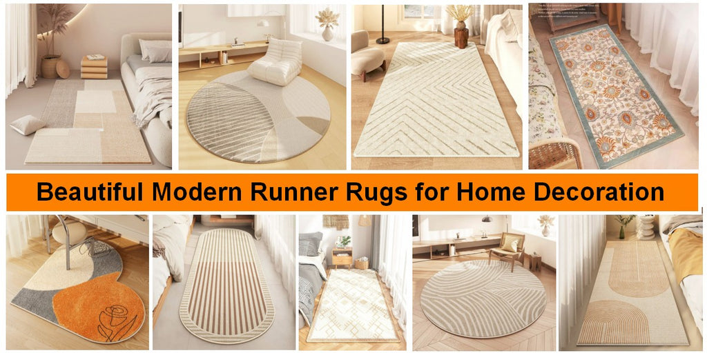Modern Runner Rugs for Hallway, Kitchen Runner Rug Ideas, Modern Runner Rugs for Entryway, Bathroom Door Mat, Contemmporary Modern Rugs for Bedroom
