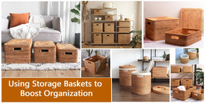 Using Storage Baskets to Boost Organization - Rectangular Storage Baskets, Storage Basket with Lid, Storage Baskets for Shelves, Storage Baskets for Kitchen, Extra Large Storage Baskets