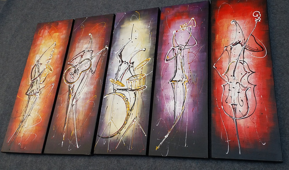 Painting Samples of Musician Painting, Music Painting, Extra Large Canvas Art