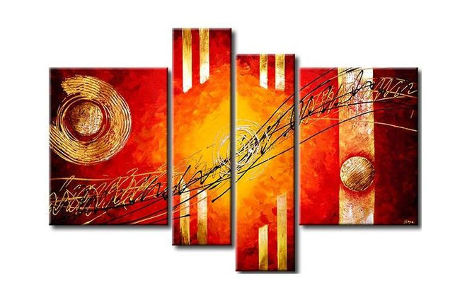4 Piece Canvas Paintings