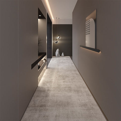 Modern Long Hallway Runners, Long Hallway Runners, Long Narrow Runner Rugs, Entryway Runner Rugs, Entrance Hallway Grey Runners-Art Painting Canvas