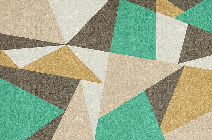 Contemporary Abstract Rugs for Dining Room, Modern Rug Ideas for Living Room, Blue Geometric Abstract Rugs for Living Room