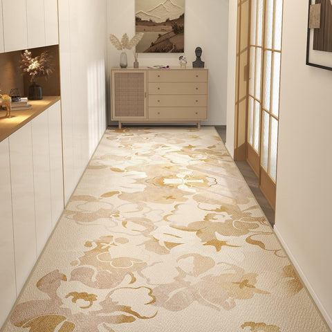 Abstract Entryway Runner Rugs, Long Narrow Hallway Runners, Modern Long Hallway Runners, Long Narrow Runner Rugs, Entrance Hallway Runner Carpet-Art Painting Canvas