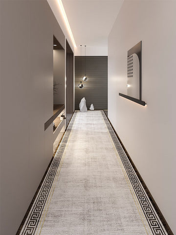 Narrow Extra Long Hallway Runners, Modern Long Hallway Runners, Stain-resistant Non Slip Entryway Runner Rugs, Long Narrow Runner Rugs, Easy Care Entrance Hallway Runner Carpet-Art Painting Canvas