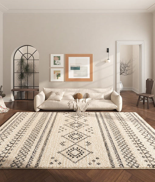 Abstract Contemporary Runner Rugs for Living Room, Modern Runner Rugs Next to Bed, Bathroom Runner Rugs, Kitchen Runner Rugs, Runner Rugs for Hallway-Art Painting Canvas