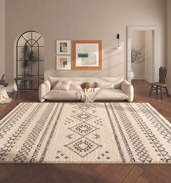 Abstract Contemporary Runner Rugs for Living Room, Modern Runner Rugs Next to Bed, Bathroom Runner Rugs, Kitchen Runner Rugs, Runner Rugs for Hallway-Art Painting Canvas