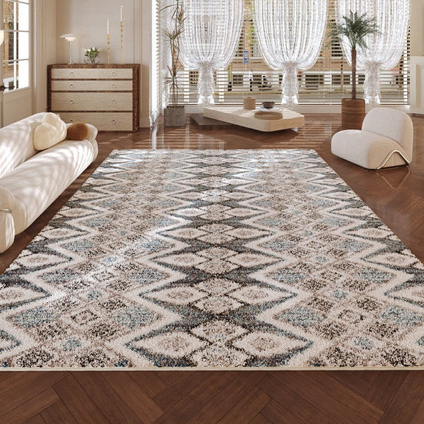 Modern Runner Rugs Next to Bed, Kitchen Runner Rugs, Bathroom Runner Rugs, Contemporary Runner Rugs for Living Room, Runner Rugs for Hallway-Art Painting Canvas