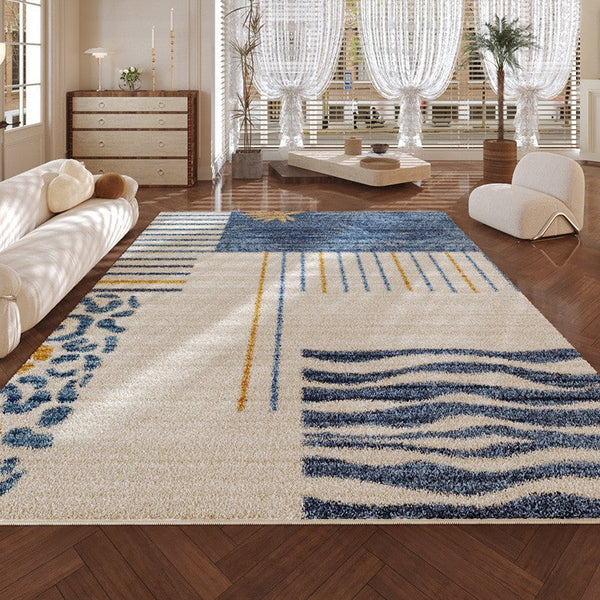 Abstract Contemporary Runner Rugs for Living Room, Modern Runner Rugs Next to Bed, Bathroom Runner Rugs, Kitchen Runner Rugs, Runner Rugs for Hallway-Art Painting Canvas