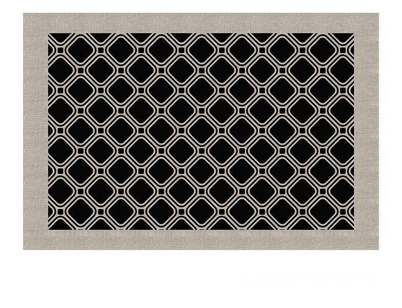 Elegant Modern Area Rugs Under Sofa, Luxury Living Room Carpet, Plush Seating Area Mat, Soft Lounge Floor Cover, Contemporary Home Accent