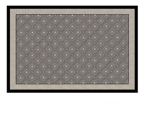 Mid Century Area Rugs for Living Room, Abstract Contemporary Rugs for Bedroom, Modern Carpets for Office, Dining Room Floor Rugs, Elegant Modern Area Rugs under Sofa-Art Painting Canvas