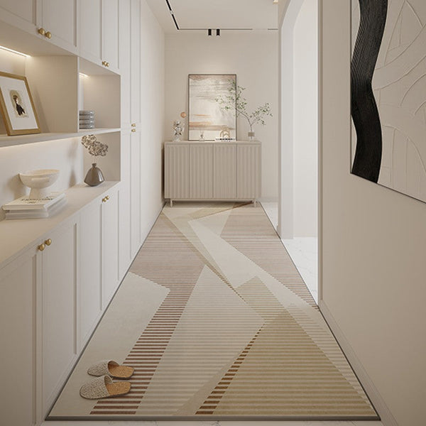 Modern Long Hallway Runners, Stain-resistant Non Slip Kitchen Runner Rugs, Extra Long Hallway Runners, Washable Entryway Runner Rug Ideas, Long Narrow Runner Rugs, Entrance Hallway Runners-Art Painting Canvas