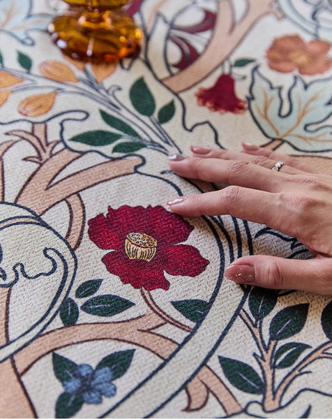 Oversied Modern Rectangular Tablecloth for Dining Room Table, Square Tablecloth for Kitchen, Extra Large Table Covers for Round Table-Art Painting Canvas