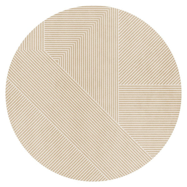 Modern Rugs for Dining Room, Circular Modern Rugs for Bedroom, Contemporary Round Rugs, Geometric Modern Rug Ideas for Living Room-Art Painting Canvas