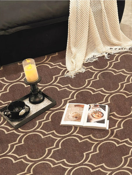 Abstract Contemporary Modern Rugs for Living Room, Extra Large Modern Rugs for Bedroom, Geometric Modern Rug Placement Ideas