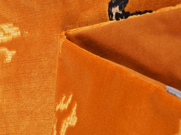 Contemporary Modern Sofa Pillows, Yellow Embroidery Tiger Pattern Pillows for Couch, Decorative Throw Pillows for Bedroom, Large Modern Sofa Pillow for Living Room-Art Painting Canvas