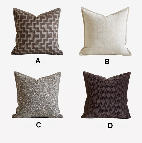 Mid Century Decorative Pillows for Couch, Geometric Modern Sofa Pillows, Contemporary Throw Pillows, Modern Pillows for Bedroom, Modern Sofa Pillows-Art Painting Canvas