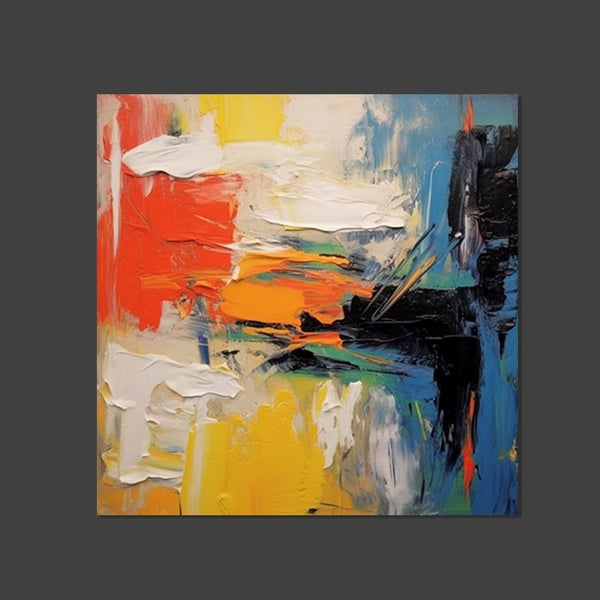 Extra Large Wall Art Paintings, Acrylic Painting for Dining Room, Modern Contemporary Abstract Artwork, Palette Knife Painting, Heavy Texutre Wall Art-Art Painting Canvas