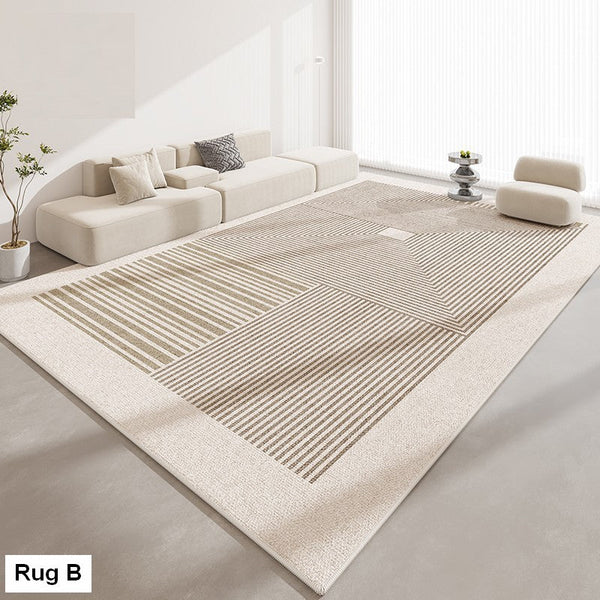 Unique Modern Rugs for Living Room, Contemporary Modern Rugs for Dining Room, Extra Large Modern Rugs for Bedroom-Art Painting Canvas