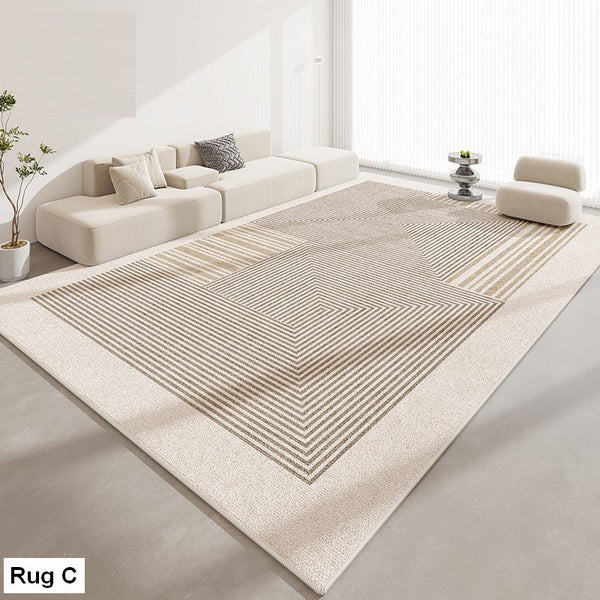 Unique Modern Rugs for Living Room, Contemporary Modern Rugs for Dining Room, Extra Large Modern Rugs for Bedroom-Art Painting Canvas