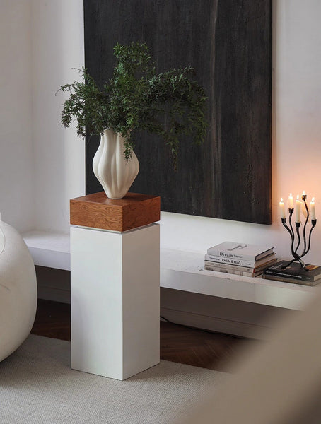 Large Porcelain Vases for Modern Home Decor, Unique Handmade Modern Flower Vase, Centerpiece Ceramic Bouquet Vases, Contemporary Vases on Dining Table-Art Painting Canvas