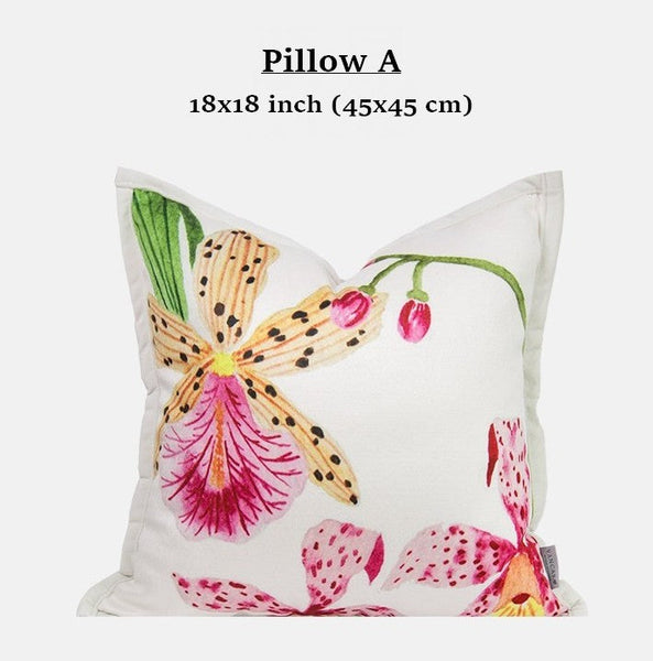 Large Decorative Pillows for Interior Design, Modern Decorative Cushion Covers, Unique Decorative Pillow Arrangement Ideas for Couch, Decorative Pillows for Living Room-Art Painting Canvas