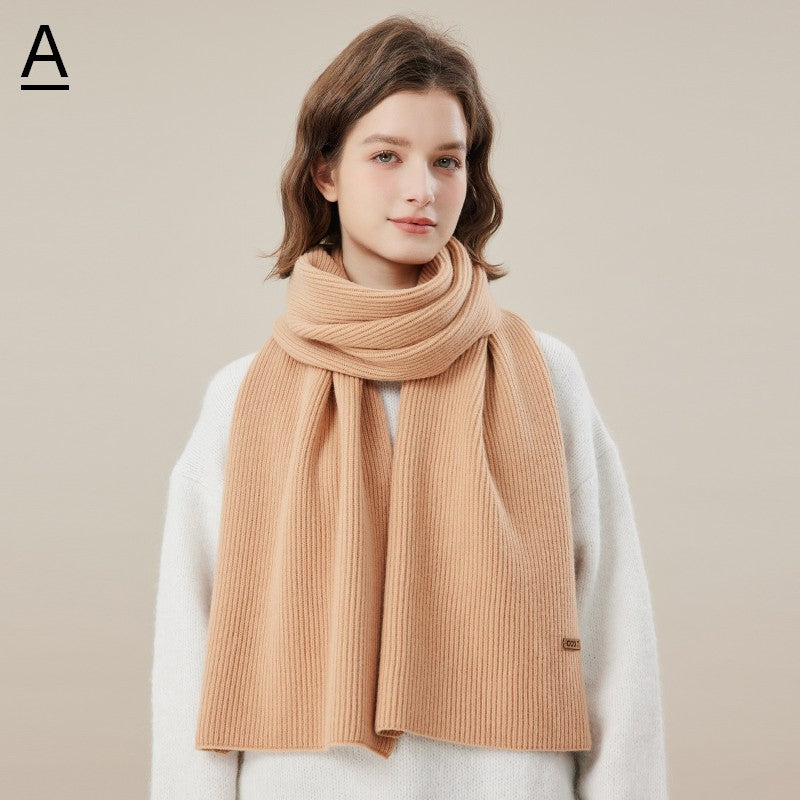 Fashion Designer Scarf, Casual Scarf for Women, Modern Winter Scarf, Cold Weather Scarf, Wool Scarf for Women, Soft Cashmere Scarf for Women-Art Painting Canvas