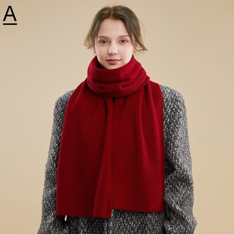 Beige Winter Scarf, Fashion Designer Scarf, Cold Weather Scarf, Cashmere Scarf for Women, Casual Scarf for Women, Modern Wool Scarf for Women-Art Painting Canvas