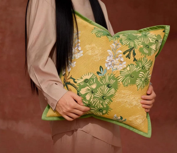 Modern Decorative Pillows for Couch, Decorative Cushion Covers, Decorative Pillow Arrangement Ideas for Interior Design, Unique Decorative Pillows for Bedroom-Art Painting Canvas