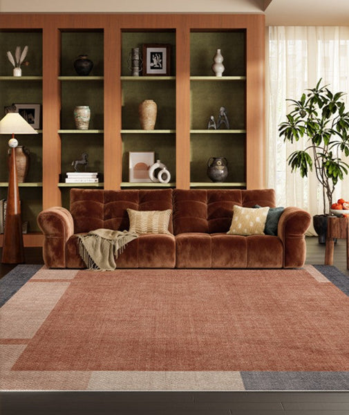 Bedroom Modern Rugs, Dining Room Geometric Modern Rugs, Mid Century Modern Rugs for Living Room, Contemporary Modern Rugs under Coffee Table-Art Painting Canvas