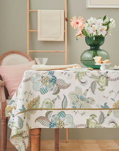 Rustic Table Covers for Kitchen, Large Rectangle Tablecloth for Dining Room Table, Country Farmhouse Tablecloth, Square Tablecloth for Round Table-Art Painting Canvas