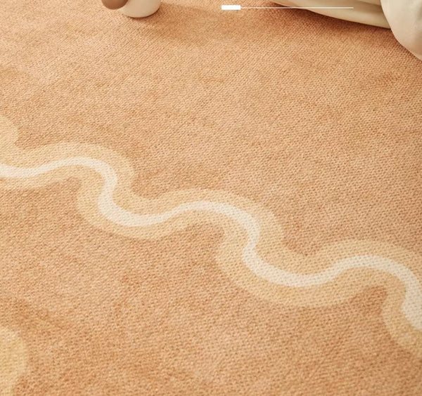Large Modern Rugs for Living Room, Bedroom Modern Rugs, Dining Room Geometric Modern Rugs, Cream Color Contemporary Modern Rugs-Art Painting Canvas