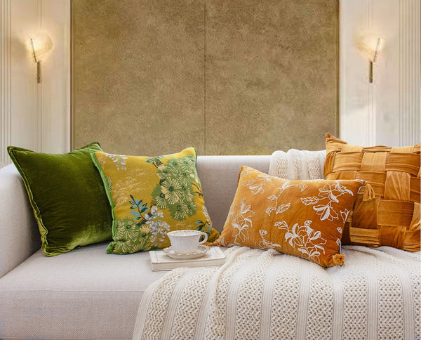 Modern Decorative Pillows for Couch, Decorative Cushion Covers, Decorative Pillow Arrangement Ideas for Interior Design, Unique Decorative Pillows for Bedroom-Art Painting Canvas