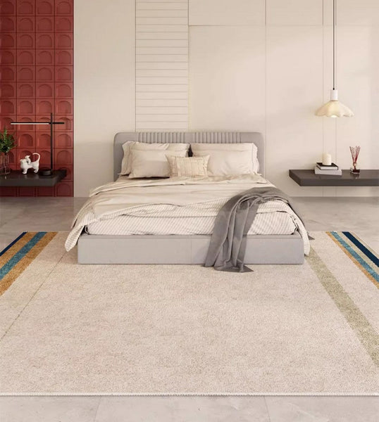 Modern Rugs under Dining Room Table, Abstract Area Rugs for Living Room, Modern Carpets for Kitchen, Geometric Contemporary Modern Rugs Next to Bed-Art Painting Canvas