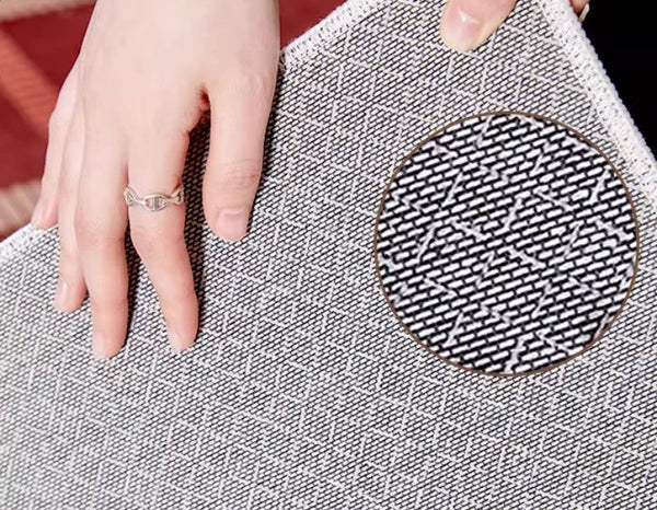 Contemporary Modern Carpets Next to Bed, Abstract Red Rugs for Living Room, Mid Century Area Rugs, Red Modern Rugs under Dining Room Table-Art Painting Canvas