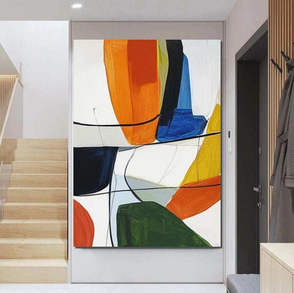 Large Abstract Paintings on Canvas, Large Painting for Sale, Hand Painted Canvas Art, Acrylic Paintings for Living Room-Art Painting Canvas