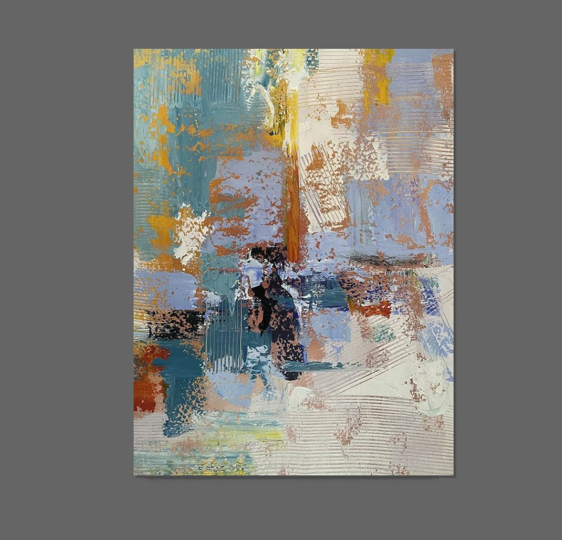 Large Painting Behind Couch, Buy Abstract Painting Online, Simple Modern Art, Living Room Wall Art Paintings, Acrylic Abstract Paintings Behind Sofa-Art Painting Canvas