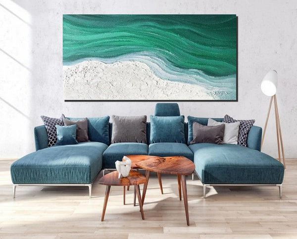 Modern Canvas Paintings for Bedroom, Extra Large Paintings for Living Room, Abstract Wall Art Paintings, Simple Modern Art, Abstract Landscape Paintings-Art Painting Canvas
