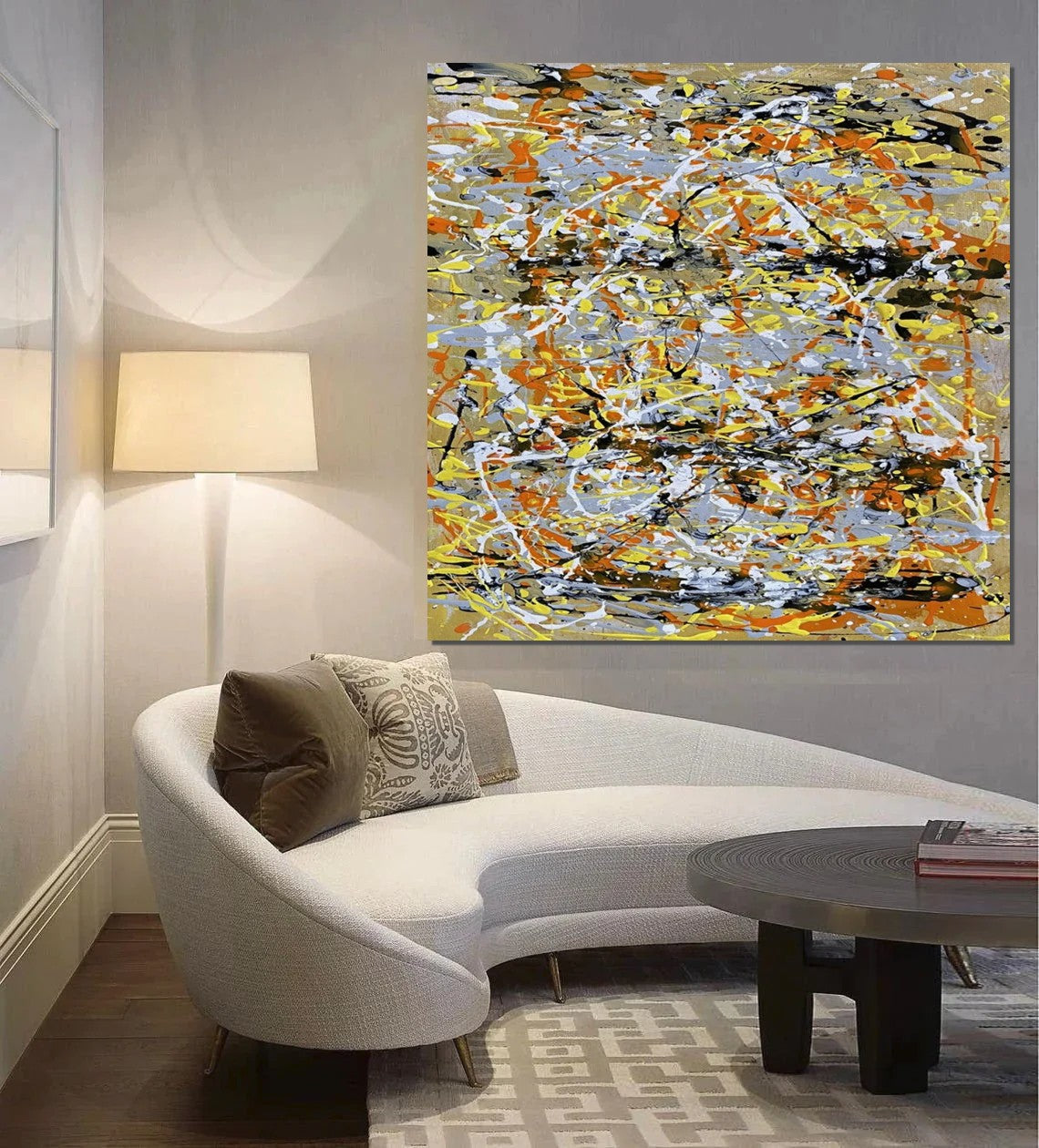 Contemporary Wall Art Paintings, Acrylic Paintings for Living Room, Bedroom Wall Art Paintings, Large Simple Modern Art, Abstract Acrylic Painting-Art Painting Canvas