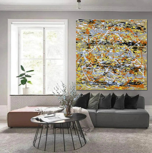 Contemporary Wall Art Paintings, Acrylic Paintings for Living Room, Bedroom Wall Art Paintings, Large Simple Modern Art, Abstract Acrylic Painting-Art Painting Canvas