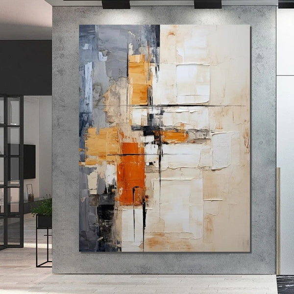 Contemporary Painting, Large Paintings for Bedroom, Living Room Acrylic Painting, Modern Wall Art Ideas for Dining Room, Large Canvas Painting-Art Painting Canvas