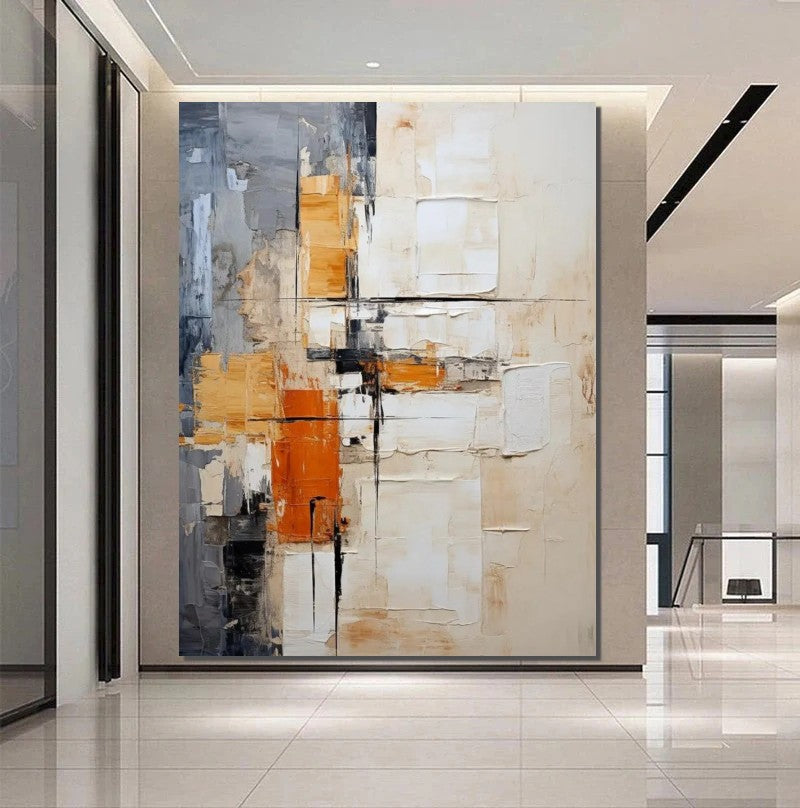 Contemporary Painting, Large Paintings for Bedroom, Living Room Acrylic Painting, Modern Wall Art Ideas for Dining Room, Large Canvas Painting-Art Painting Canvas