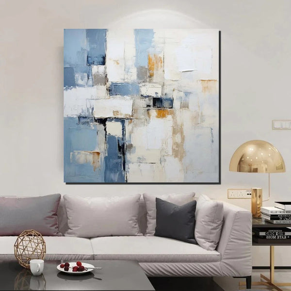 Modern Contemporary Artwork, Buy Paintings Online, Heavy Texture Canvas Art, Abstract Acrylic Paintings for Living Room, Oversized Large Wall Art-Art Painting Canvas