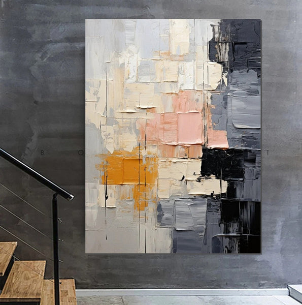 Living Room Wall Art Painting, Modern Contemporary Abstract Artwork, Palette Knife Paintings, Extra Large Acrylic Painting, Simple Modern Art
