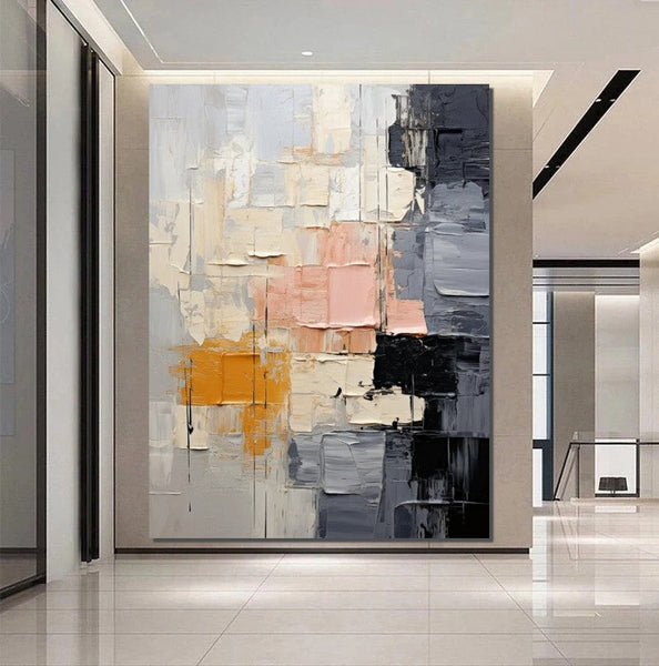 Living Room Wall Art Painting, Modern Contemporary Abstract Artwork, Palette Knife Paintings, Extra Large Acrylic Painting, Simple Modern Art