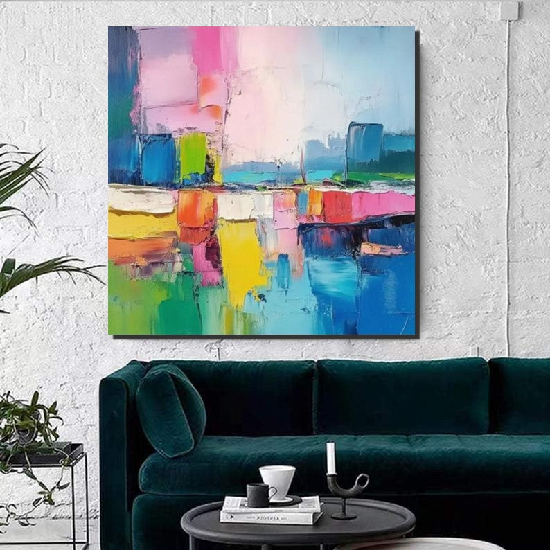 Living Room Large Wall Art, Modern Paintings for Bedroom, Heavy Texture Canvas Art, Contemporary Art on Canvas, Heavy Texture Paintings, Original Art Paintings-Art Painting Canvas