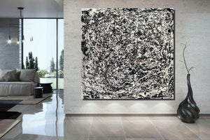 Abstract Canvas Painting, Extra Large Abstract Artwork, Modern Paintings for Dining Room, Hand Painted Wall Painting-Art Painting Canvas