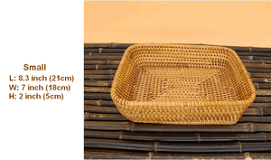 Small Rattan Storage Baskets, Storage Baskets for Shelves, Kitchen Storage Basket, Woven Storage Baskets for Bathroom-Art Painting Canvas