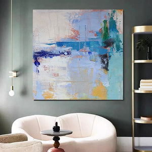 Bedroom Acrylic Painting, Simple Painting Ideas, Contemporary Art Painting, Living Room Wall Painting, Extra Large Canvas Painting, Modern Paintings